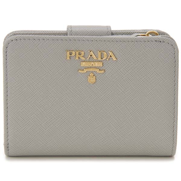 楽天市場】PRADA プラダ 財布 二つ折り財布 ヌーベ グレー 1ML018 ZLP