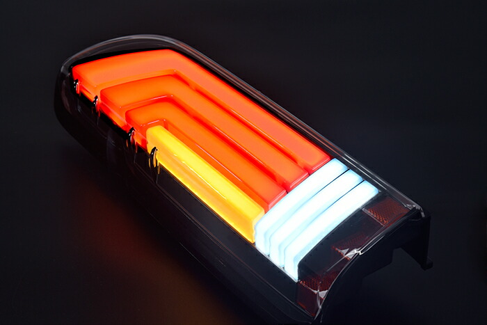 楽天市場】200系 ハイエース LED フル ビーム テールランプ クリア