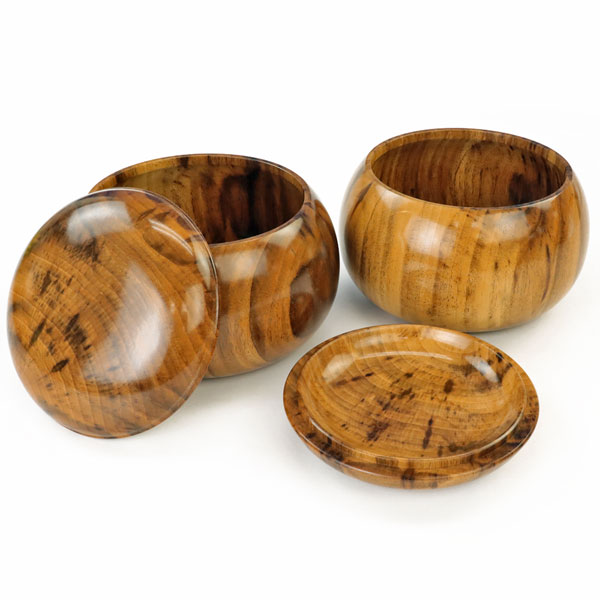 楽天市場】囲碁 高級木製碁笥 黒柿 超特大 ※熟練職人が造る極めて稀少