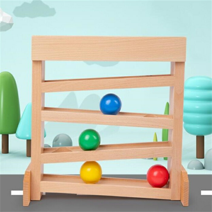 楽天市場】送料無料！ボールトラッカー幼児初期開発玩具モンテッソーリ