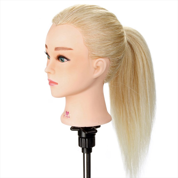 NBAA アップウィッグ ブロンド マネキン スタンドクランプセット