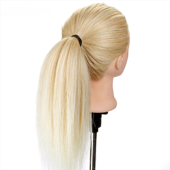 楽天市場】【アップウィッグ プラチナブロンド 人毛100% クランプ付き