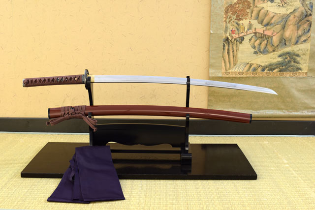 楽天市場】新名刀シリーズ 模造刀 真田幸村拵え 亜鉛合金刀身（刀袋