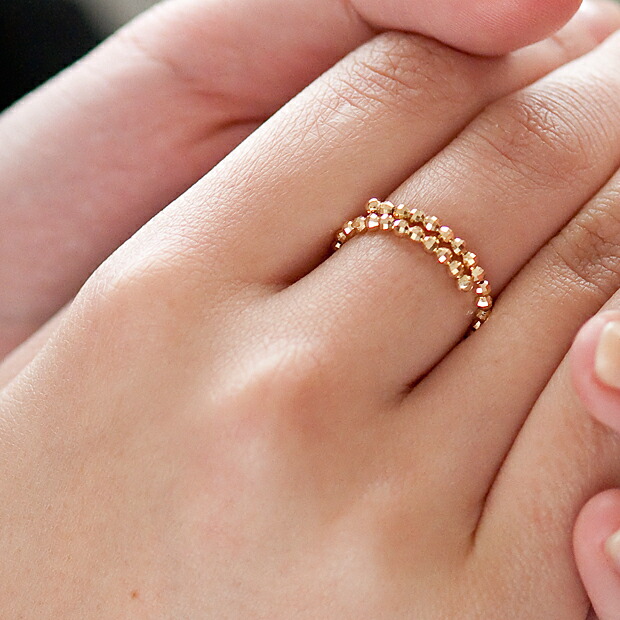 楽天市場】【在庫あり】K18 リング Le Miroir (ル・ミロワール) 指輪