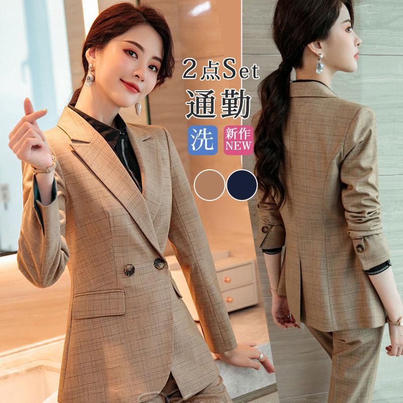 ゴルチェ ブラウン系模様入りスーツセット 【公式通販】