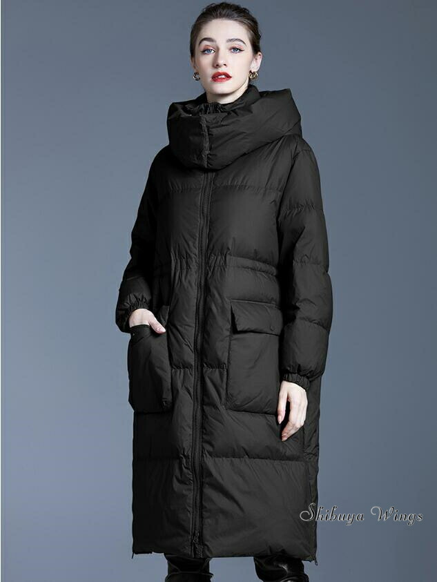 楽天市場】ダウンコート ロングコート ダウン90% ロング コート フード