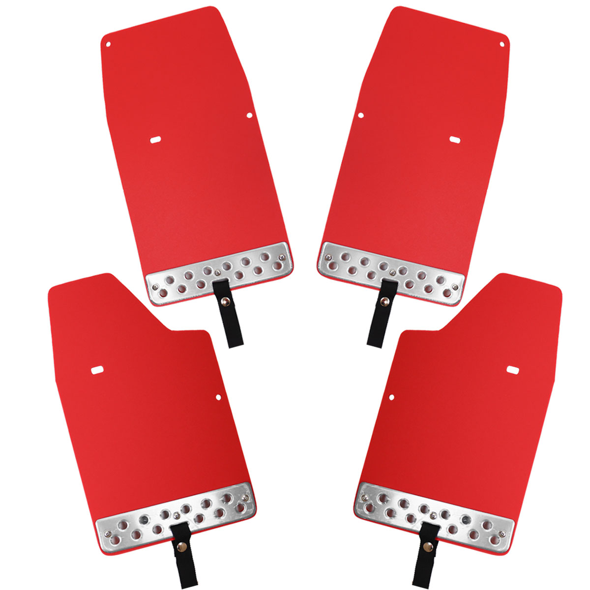 楽天市場】ジムニー JB23 マッドガード フラップ レッド 泥除け 1台分