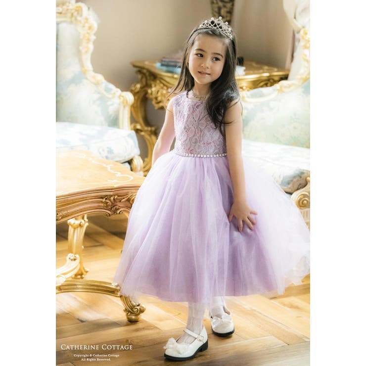 楽天市場】Catherine Cottage 発表会 ドレス 子供 ウエストビジューの