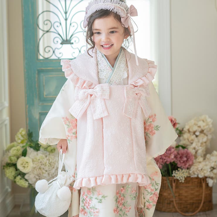 楽天市場】Catherine Cottage 七五三 3歳女の子 着物 花刺繍チュール