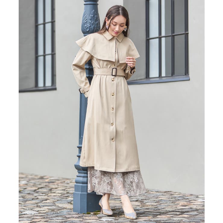 イデアルーチェ】最終価格 5way ケープトレンチコート 【お値下げし