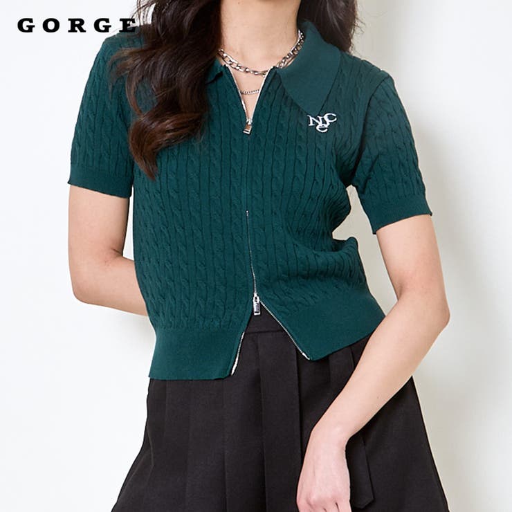 楽天市場】【10％OFFクーポン！配布中！】GORGE 《ダブルジップ×ロゴ