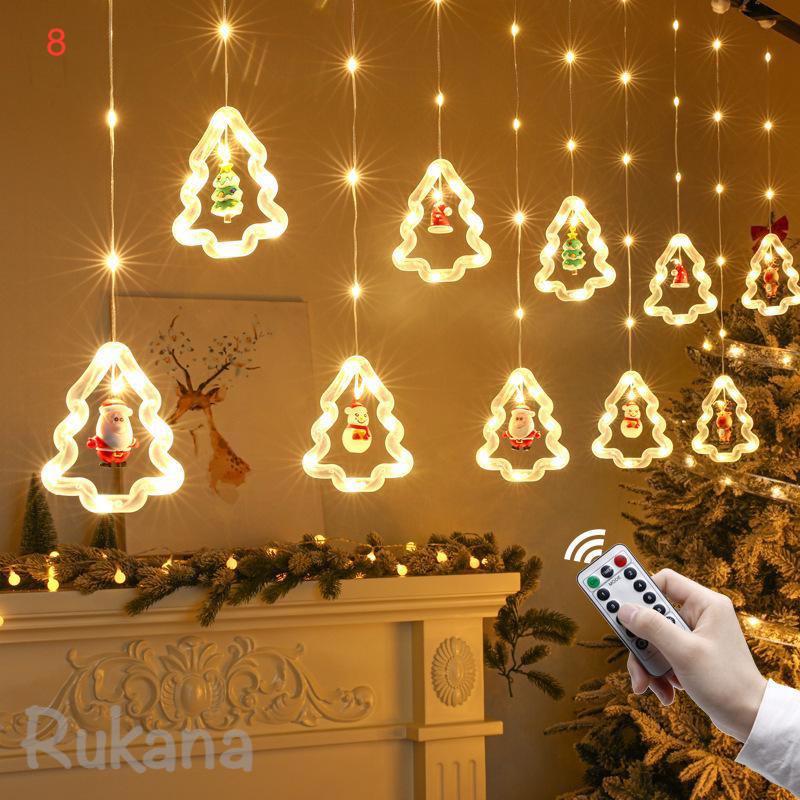 楽天市場】クリスマス飾り LED クリスマスライト 窓掛けライト