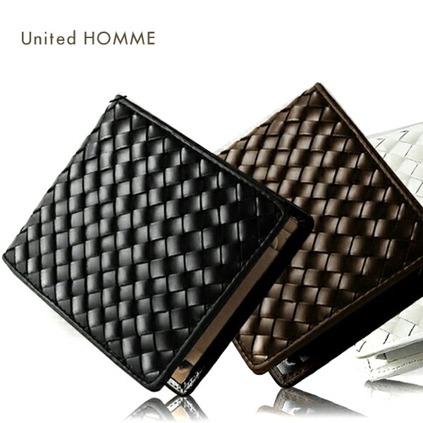 楽天市場】二つ折り財布 編み込みの通販