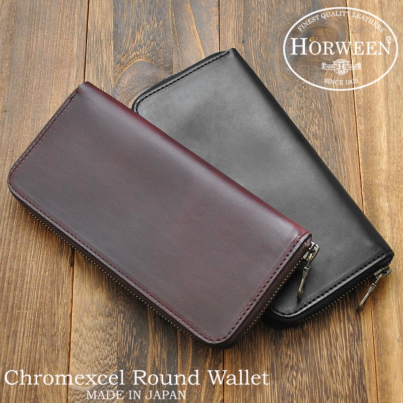 楽天市場】長財布 メンズ 本革 ラウンドファスナー HORWEEN社 クロム