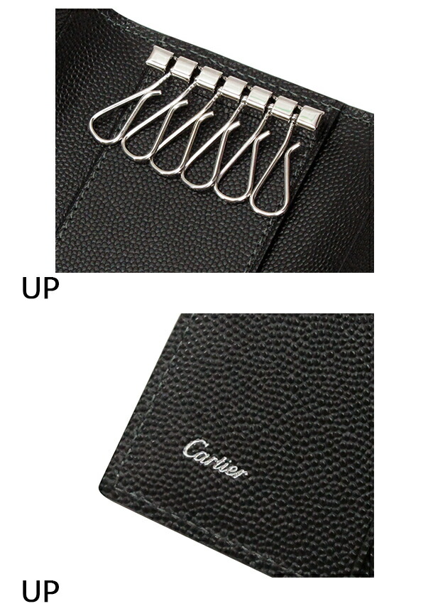 楽天市場】カルティエ キーケース ブラック（ONYX） サントス ドゥ