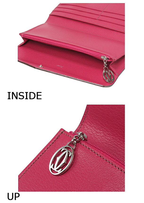 楽天市場】Cartier 長財布 レディースピンク（FUCHSIA） コレクション