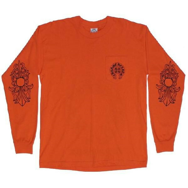 楽天市場】クロムハーツ ロングTシャツ ニューヨーク限定 オレンジ L