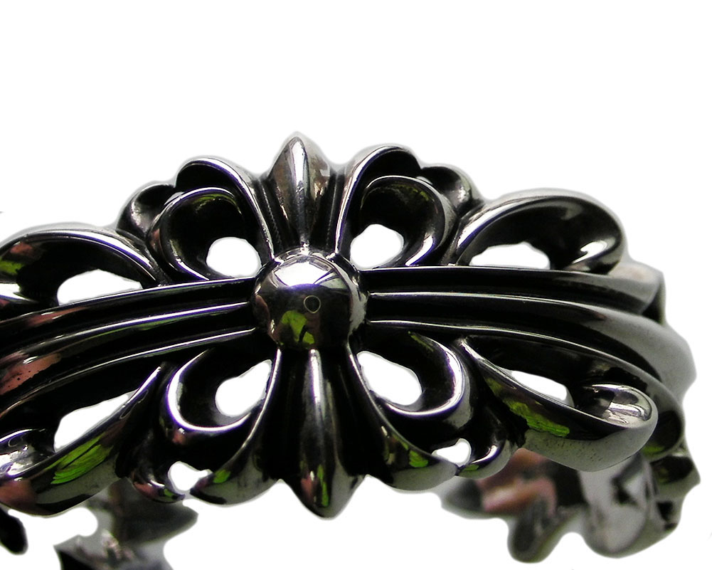 楽天市場】CHROME HEARS FLORAL CROSS CUFF クロムハーツ フローラル