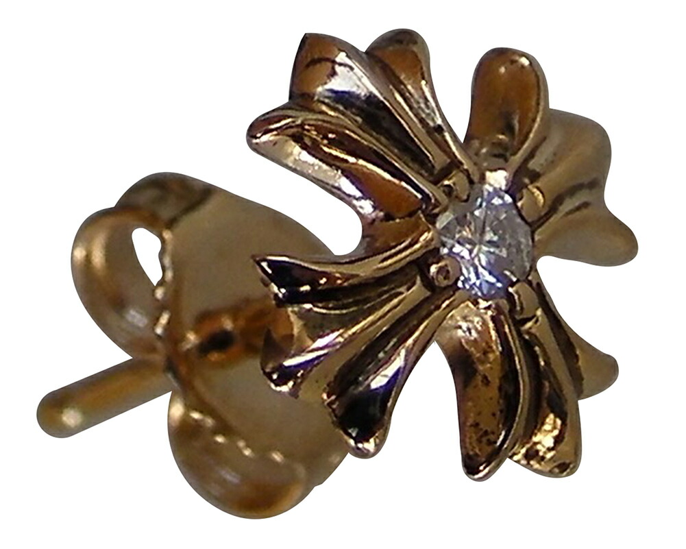 楽天市場】CHROME HEARTS #2 CH PLUS STUD EARRING 22K DIAMOND