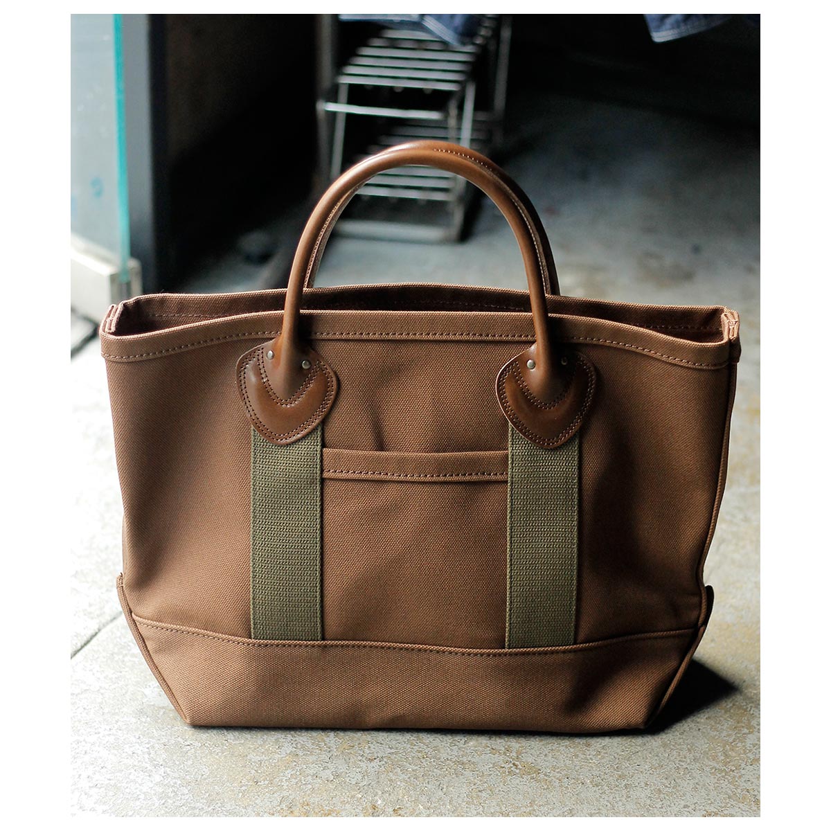 楽天市場】ワーカーズ WORKERS レザー ハンドル キャンバス トート