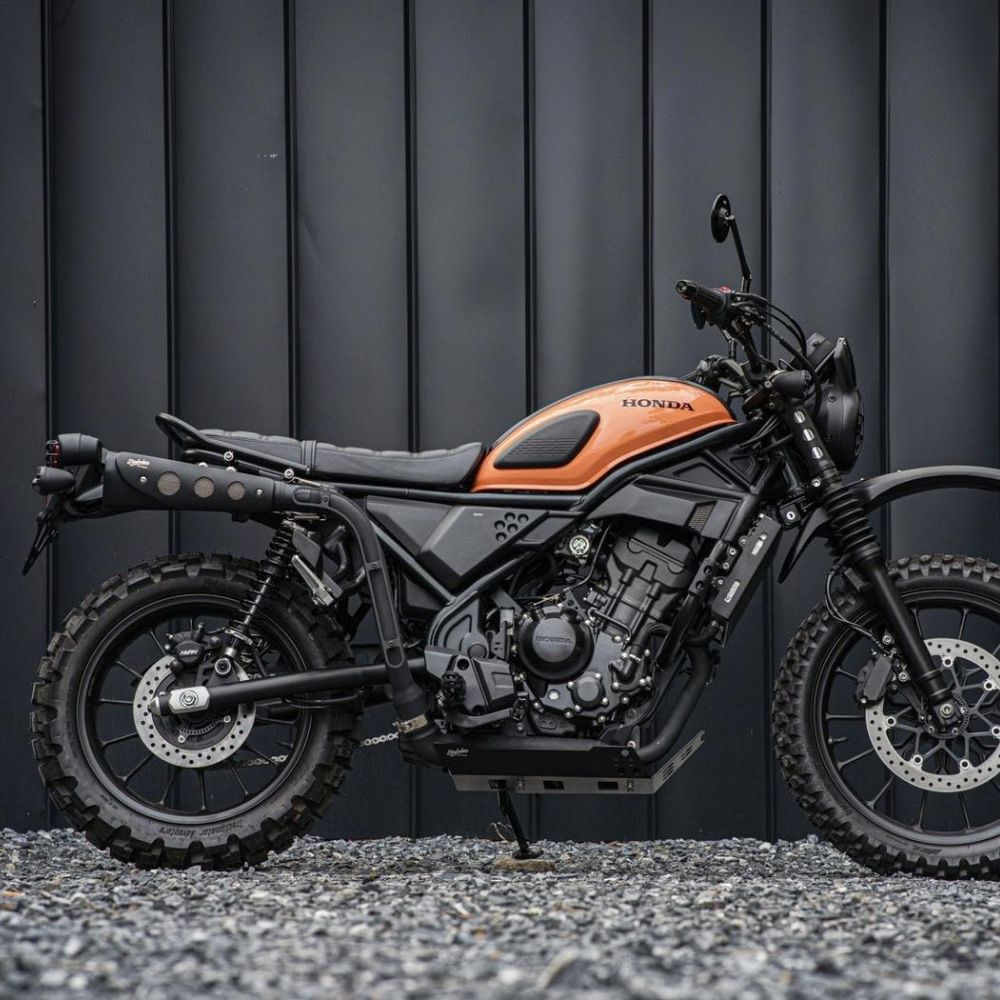 楽天市場】ホンダ CL250/500用 レトロスクランブラーマフラー CL34