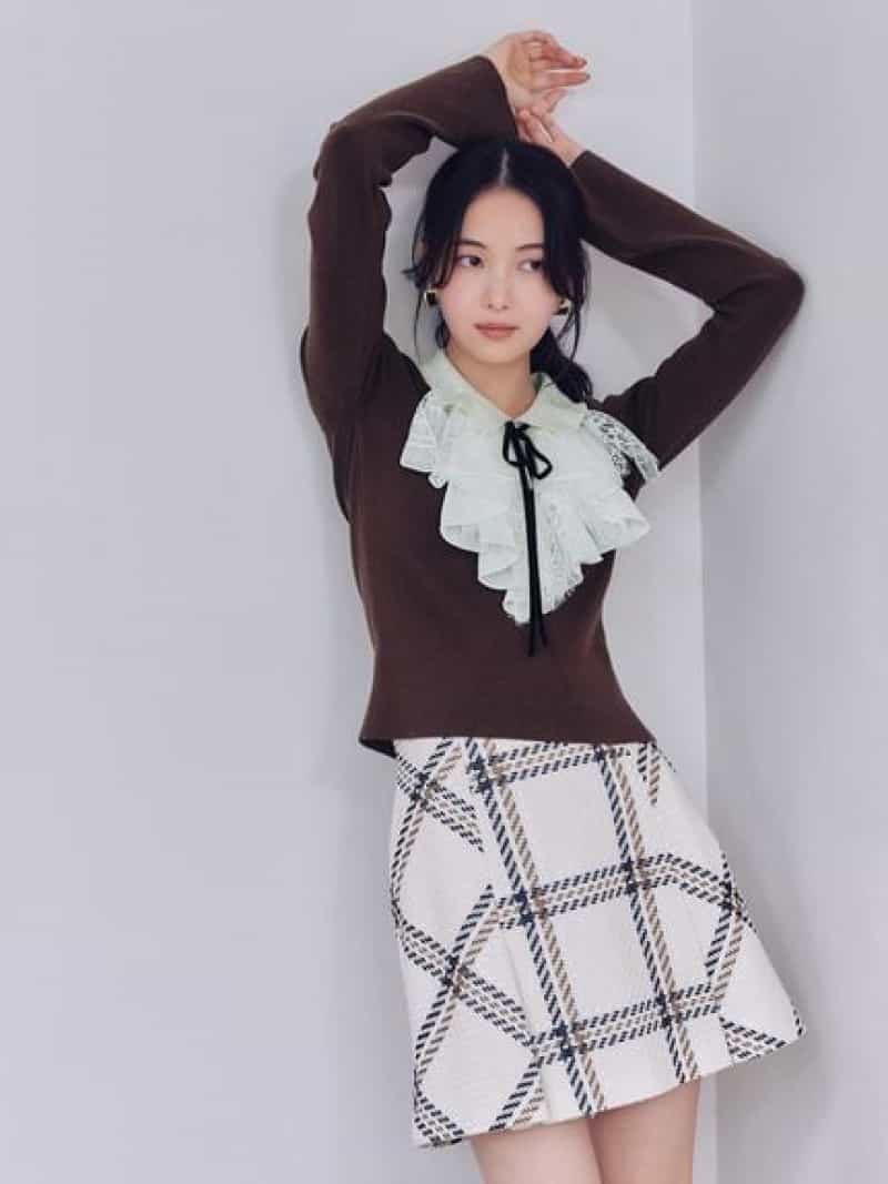 楽天市場】【SALE／40%OFF】Sustainableレイヤードラッフルニットプル