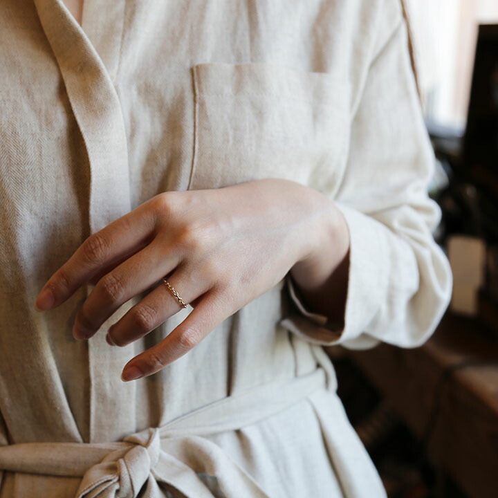 楽天市場】【Kette Ring / Oval】 K10/K18/Pt900 チェーン モチーフ 地