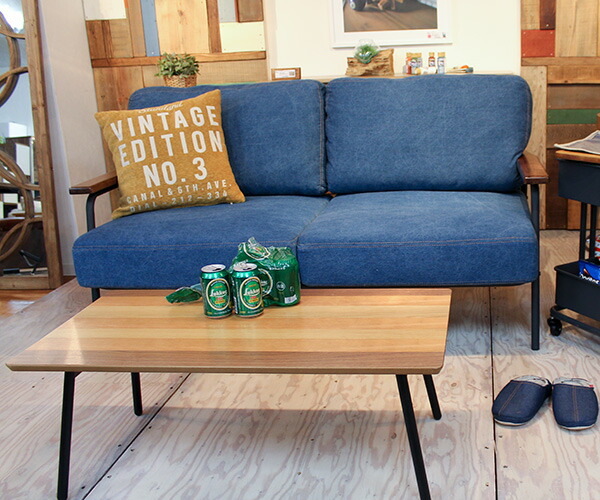 楽天市場】ソファ 2人掛け 【サージ】 151幅 HS755 デニム ソファー