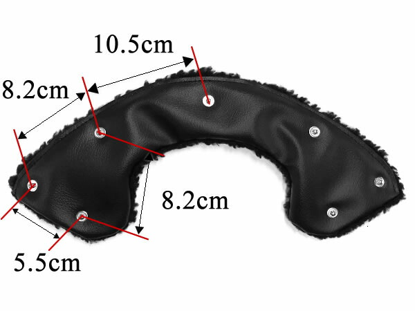 楽天市場】BUCO TRAVELAR用 イヤーネックパッド フェイクファー（秋冬