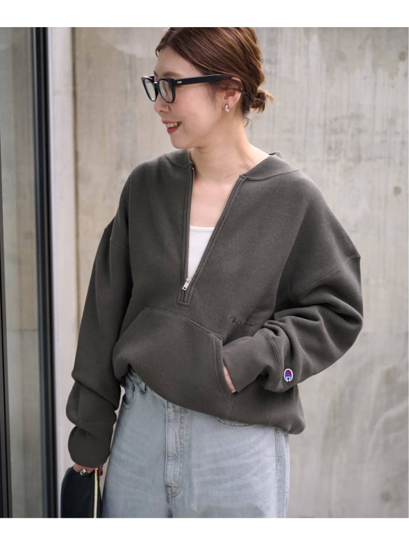 楽天市場】≪追加≫Champion/チャンピオン 別注ハーフZIPリバース