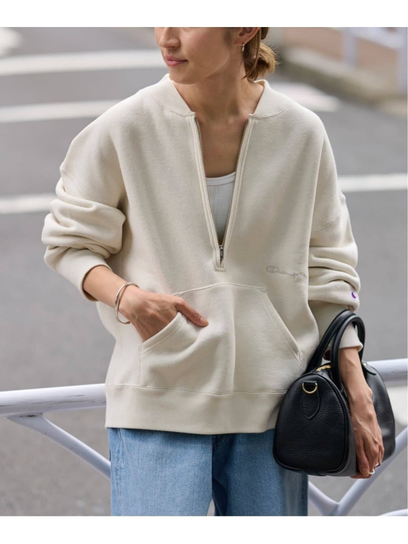 楽天市場】≪追加≫Champion/チャンピオン 別注ハーフZIPリバース