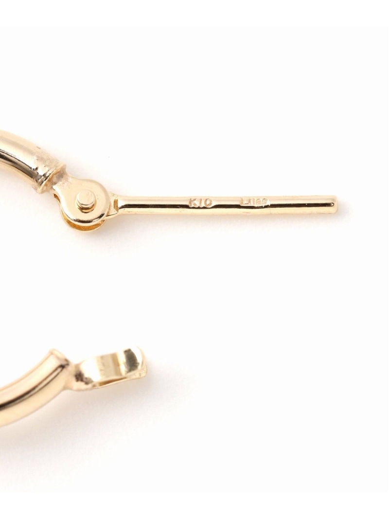 楽天市場】《WEB限定》パールフープピアスM K10(両耳) Lilas スピック