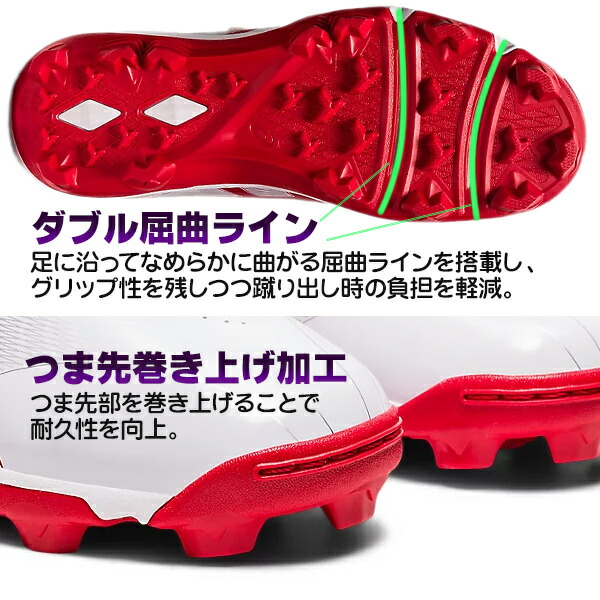 楽天市場】少年野球 ソフトボール スパイク アシックス スターシャイン