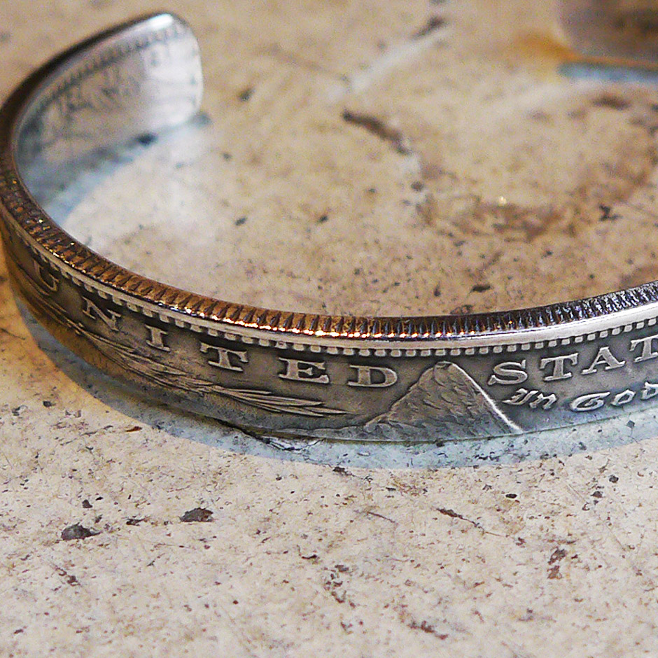 楽天市場】NORTH WORKS モーガンダラーバングル BARNS モルガンコイン