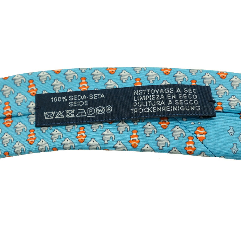 楽天市場】【お値引き】【美品】HERMES エルメス ネクタイ フィッシュ