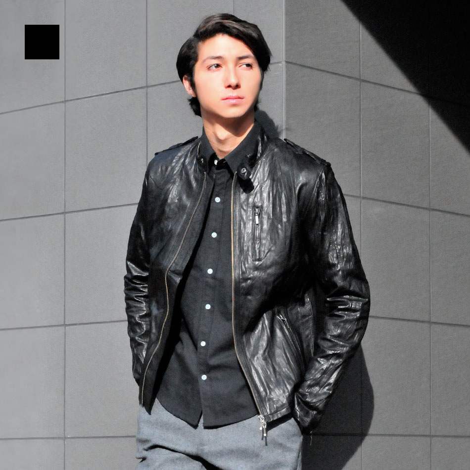 楽天市場】【43,780円→21,890円 スーパーSALE】レザージャケット