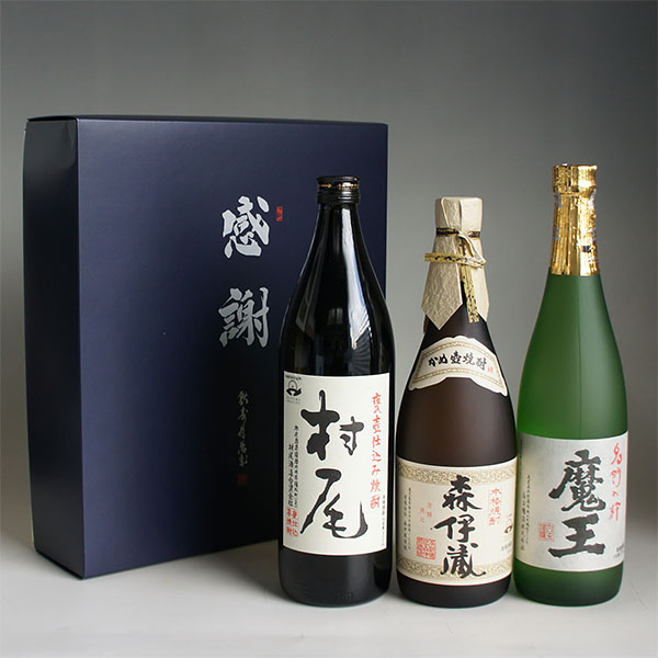 楽天市場】芋焼酎 飲み比べセット 3M 森伊蔵720ml・魔王720ml・村尾