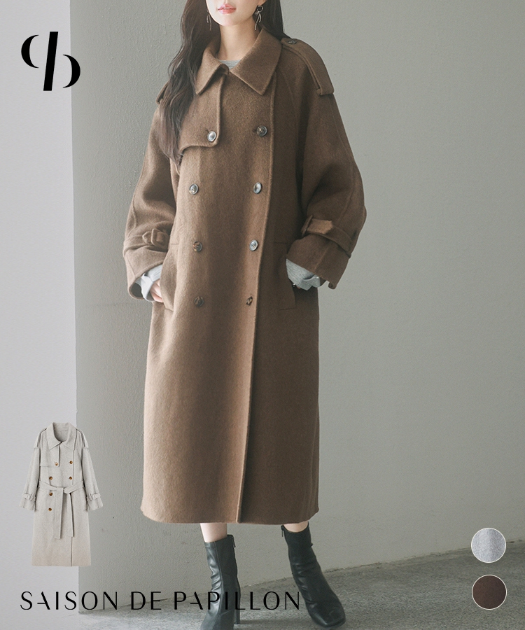 楽天市場】コート レディース アウター ロングコート トレンチコート