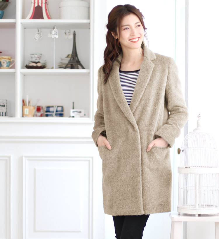 楽天市場】チェスターコート レディース スーリー アルパカ 日本製 春