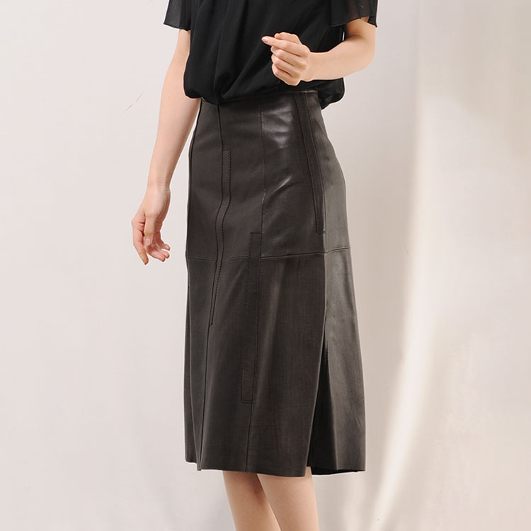 楽天市場】【5%offクーポン】ラム スカート ロング丈 婦人 女性用