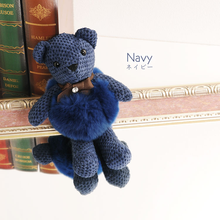 楽天市場】【期間限定価格】くま キーホルダー チャーム ぬいぐるみ