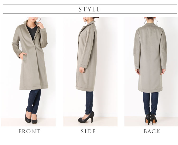 楽天市場】Filomo アンゴラ ウール チェスターコート ベルト付き 99cm