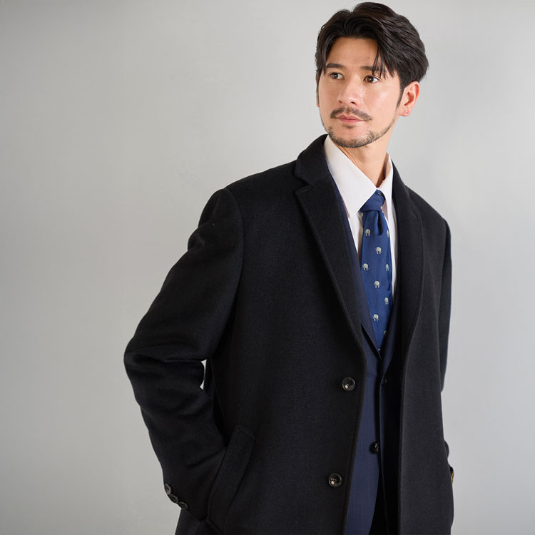 楽天市場】カシミヤ チェスターコート フォーマルコート チェスター