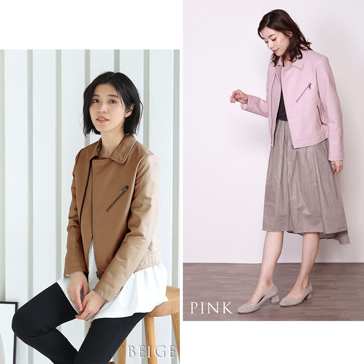 楽天市場】【期間限定価格】ライダースジャケット レディース 本革