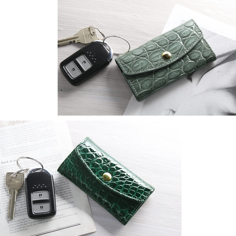 楽天市場】【4h限定20%off】日本製 キーケース クロコダイル 6連