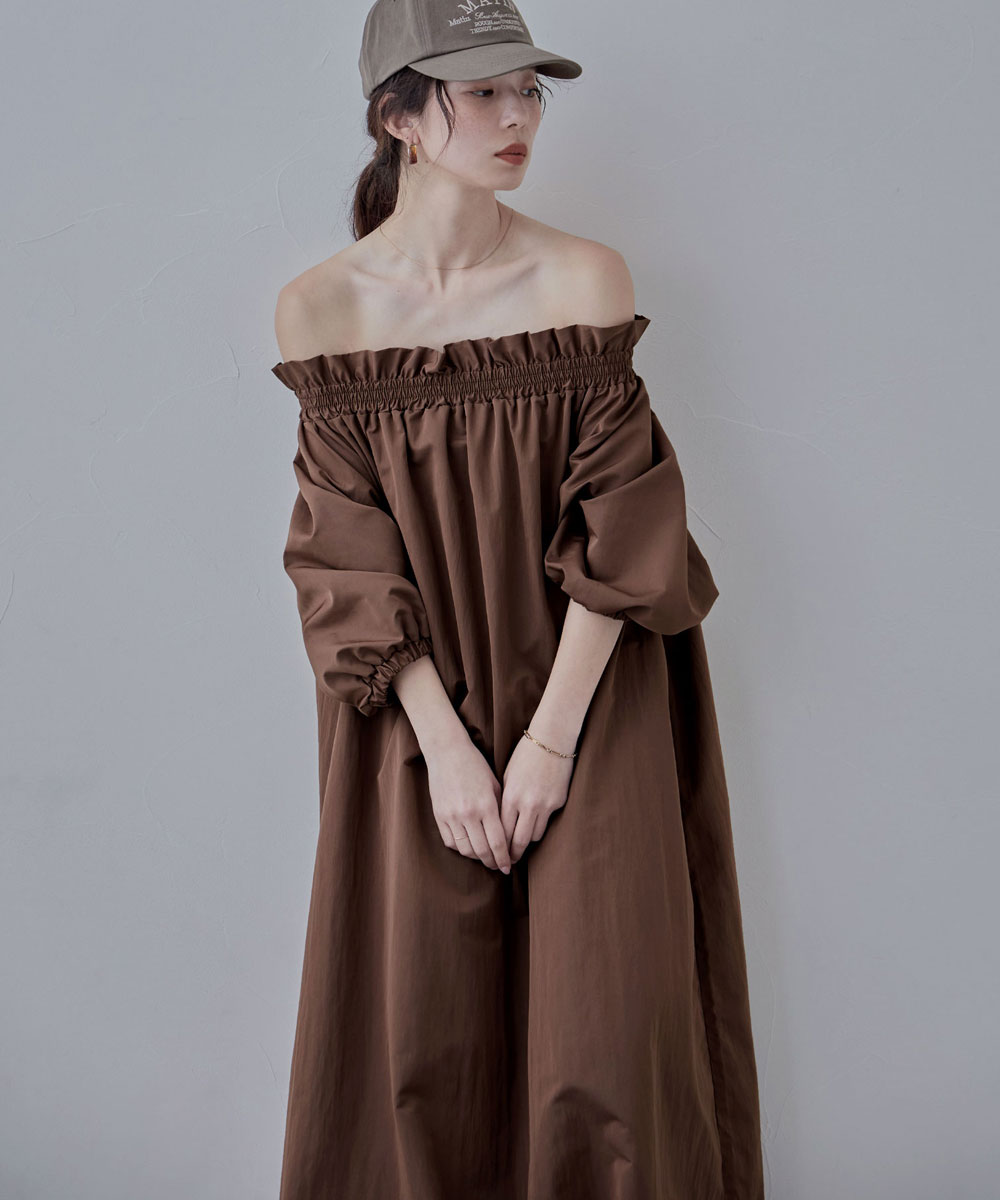 楽天市場】タフタボリュームオフショルワンピース ワンピ ワンピース