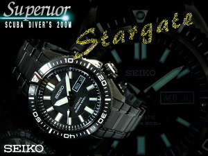 楽天市場】逆輸入SEIKO Superior STARGATE セイコー メンズ ダイバーズ