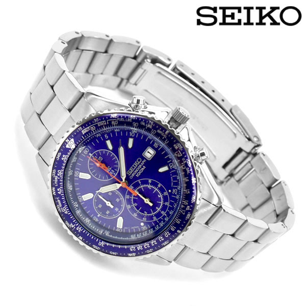 楽天市場】SEIKO セイコー 逆輸入 メンズ パイロット クロノグラフ