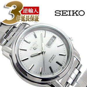 楽天市場】【逆輸入SEIKO5】セイコー5 メンズ自動巻き腕時計 シルバー