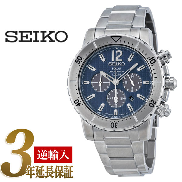 楽天市場】【逆輸入SEIKO】セイコー ソーラー クロノグラフ メンズ